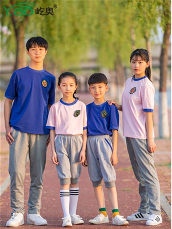 屹奧網(wǎng)站2019小、初、高新款夏季校服套裝